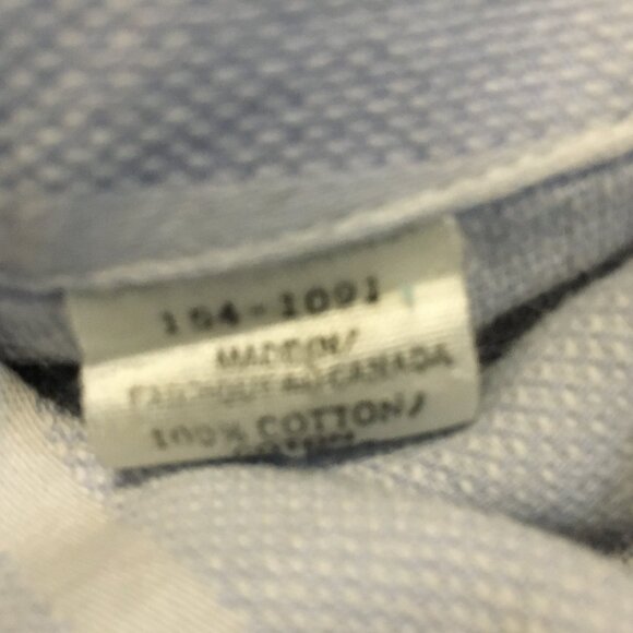 Vintage Canadian 100% Cotton Vertical Stripe Button Down Shirt - Picture 10 of 16